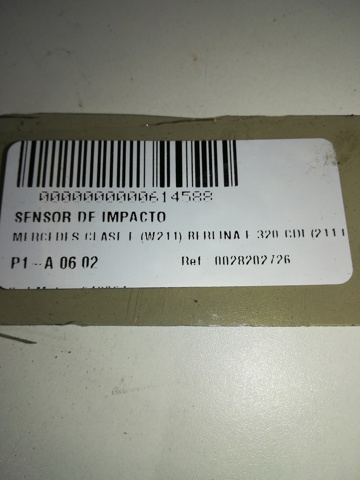 Czujnik AIRBAG przedni 0028202726 MERCEDES