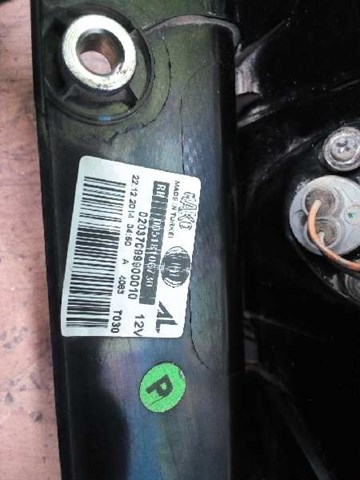 Lampa zespolona tylna prawa 00518106730 FIAT