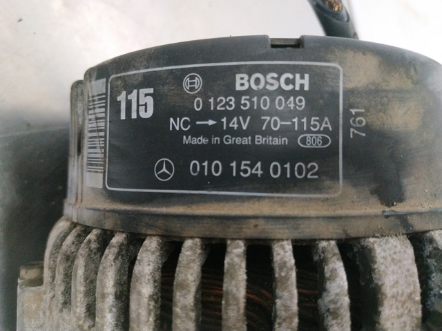 Alternator 0101540102 MERCEDES