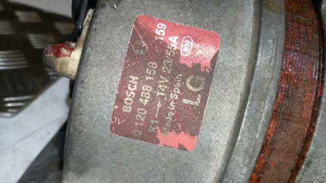 Alternator 0120488158 OPEL