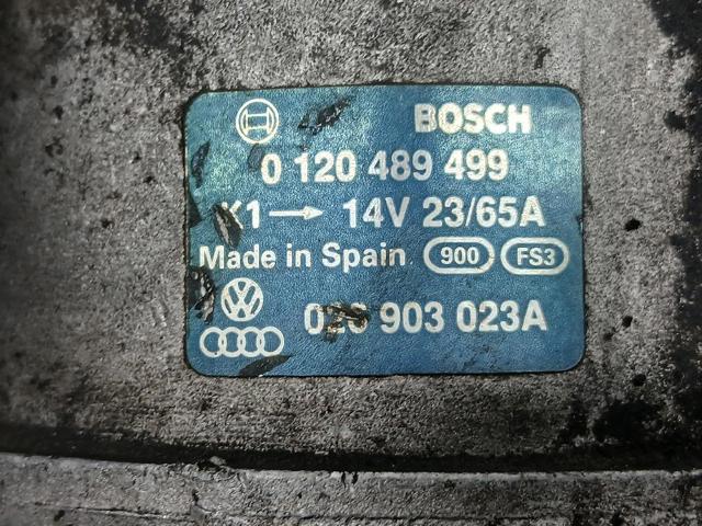 Alternator 0120489499 VAG
