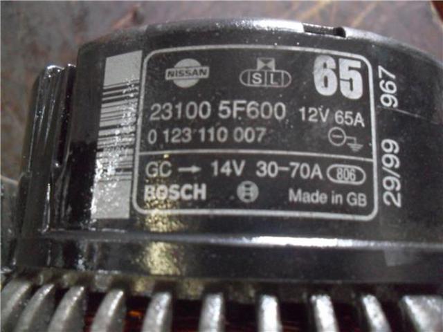 Alternator 0123110007 NISSAN