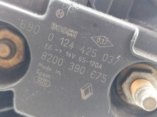 Alternator 0124425037 RENAULT