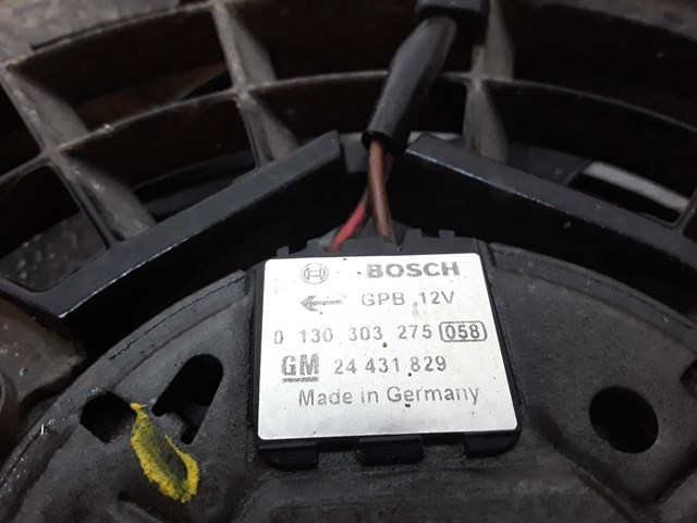 Wentylator elektryczny układu chłodzenia kompletny (silnik+wirnik) 0130303275 OPEL