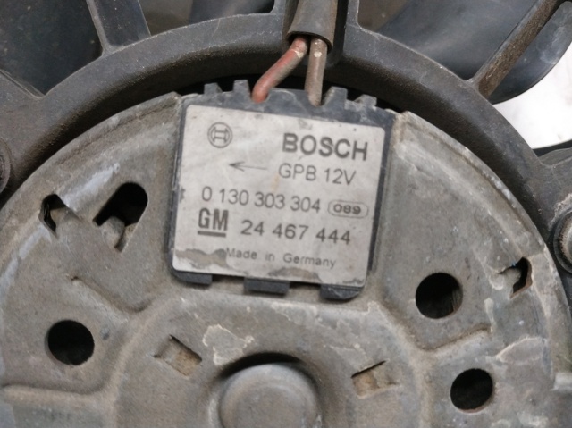 Wentylator elektryczny układu chłodzenia kompletny (silnik+wirnik) 0130303304 OPEL