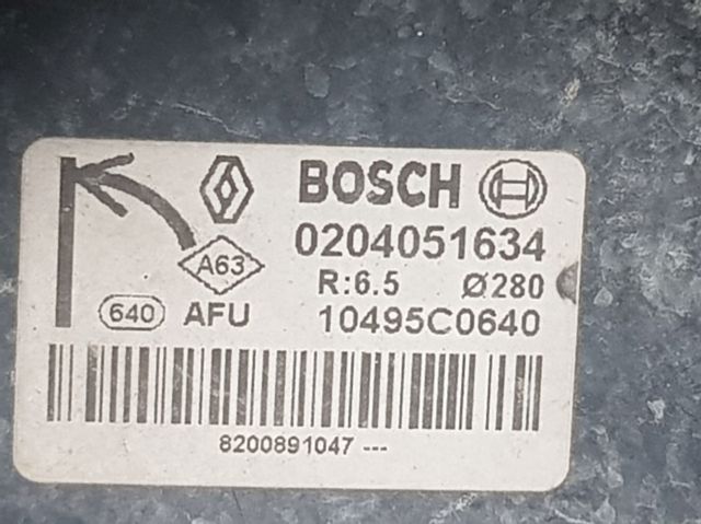 Wzmacniacz próżniowy hamulców 0204051634 RENAULT