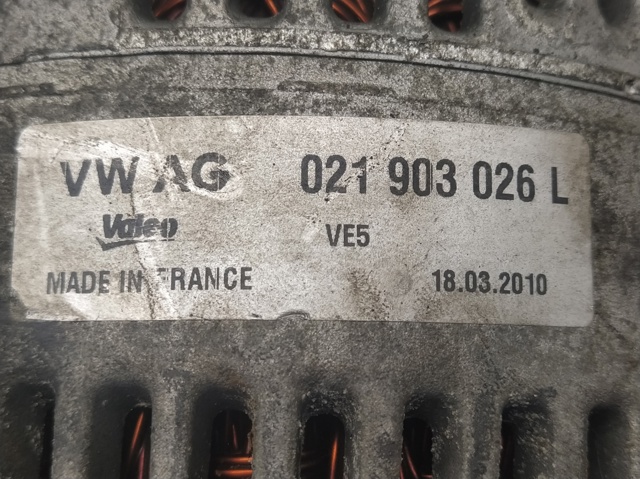 Alternator 021903026L VAG