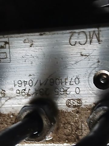 Sterownik ABS  hydrauliczny 0265231796 PEUGEOT