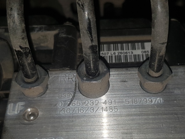 Sterownik ABS  hydrauliczny 0265232491 PEUGEOT