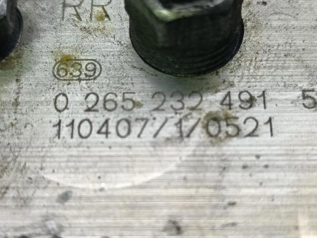 Sterownik ABS  hydrauliczny 0265232491 PEUGEOT