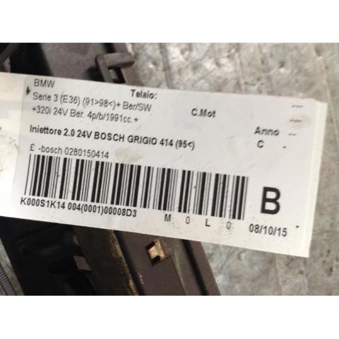 Wtryskiwacz paliwa 0280150414 BMW