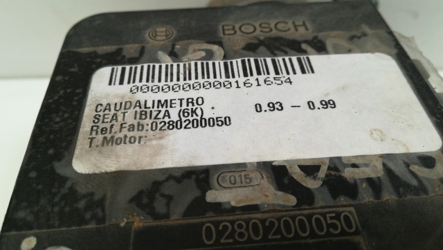 Czujnik przepływu powietrza, przepływomierz powietrza M.A.F. do Seat Ibiza 021A