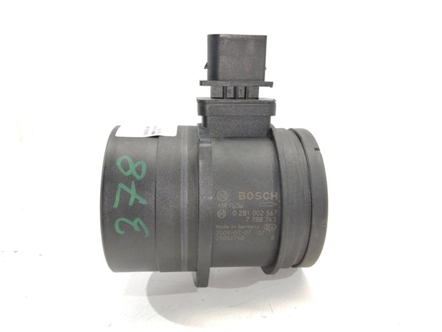 Czujnik przepływu powietrza, przepływomierz powietrza M.A.F. 0281002567 BMW