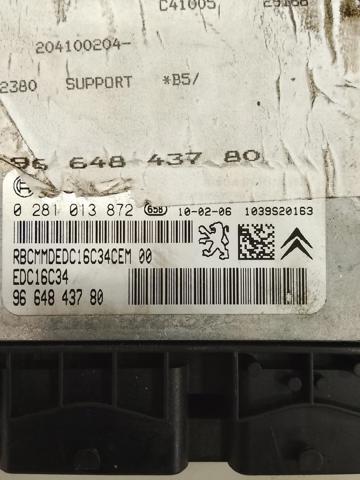 Sterownik silnika 0281013872 PEUGEOT