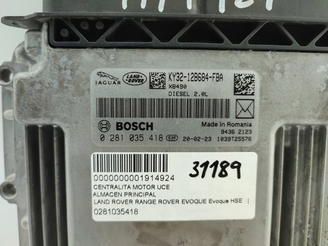 Sterownik silnika Land Rover Range Rover L551