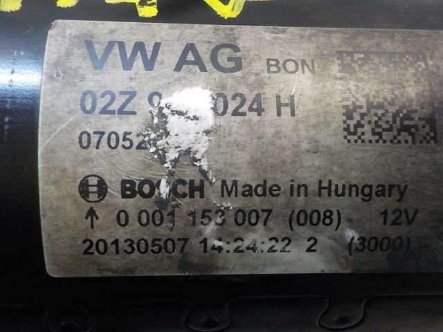 Rozrusznik 02Z911024H VAG