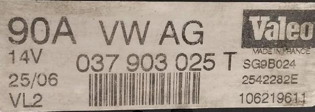 037903025T VAG