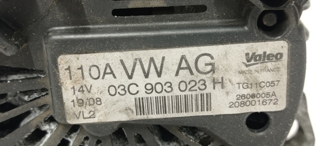 Alternator 03C903023H VAG