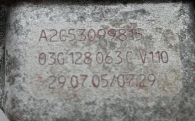 Przepustnica, komplet 03G128063C VAG