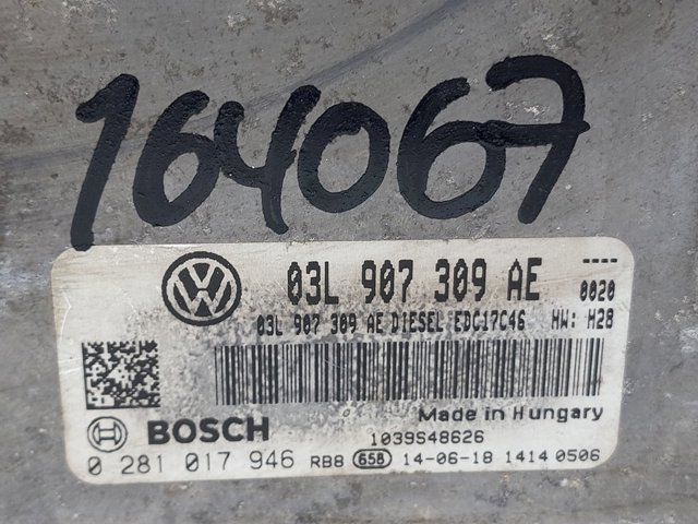 Sterownik silnika 03L907309AE VAG