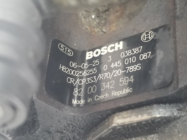 Pompa wtryskowa wysokiego ciśnienia 0445010087 RENAULT