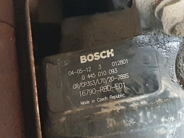 Pompa wtryskowa wysokiego ciśnienia 0445010093 HONDA