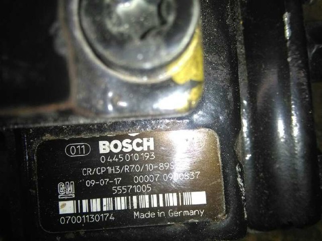 Pompa wtryskowa wysokiego ciśnienia 0445010193 OPEL