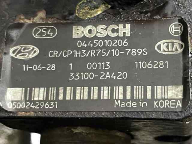 Pompa wtryskowa wysokiego ciśnienia 0445010206 HYUNDAI