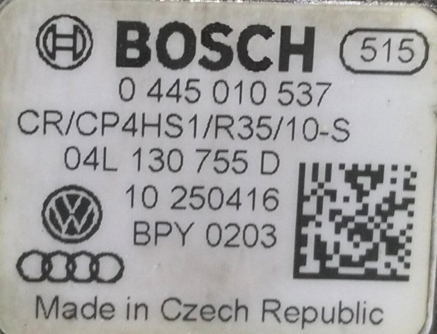 Pompa wtryskowa wysokiego ciśnienia 0445010537 VAG