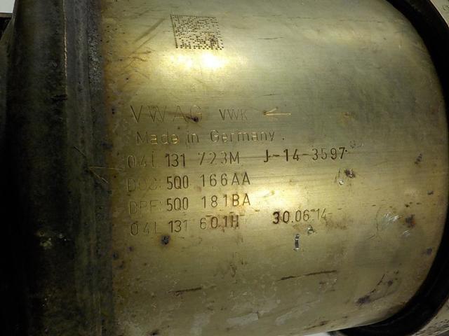 Filtr cząstek stałych układu wydechowego Volkswagen Golf BA5, BV5