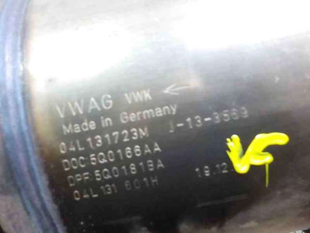 Filtr cząstek stałych układu wydechowego 04L131602EX VAG