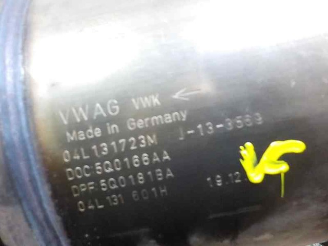 Filtr cząstek stałych układu wydechowego 04L131602EX VAG