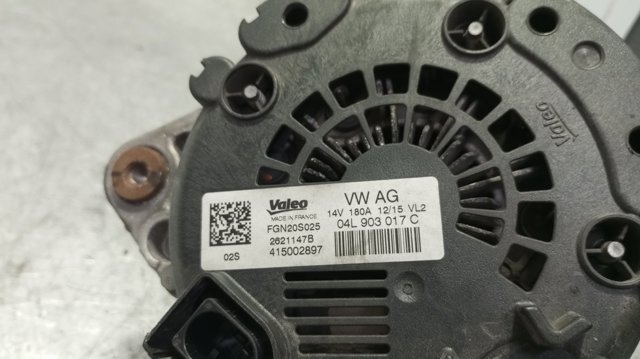Alternator 04L903017C VAG
