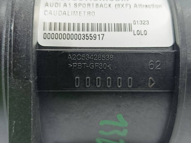 Czujnik przepływu powietrza, przepływomierz powietrza M.A.F. 04L906461B VAG