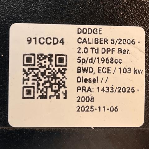 Lusterko wsteczne prawe Dodge Caliber PM