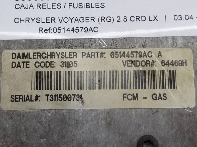 05144579AC Chrysler