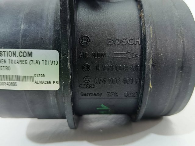 Czujnik przepływu powietrza, przepływomierz powietrza M.A.F. 074906461 VAG