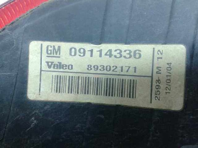Lampa zespolona tylna lewa 09114336 OPEL