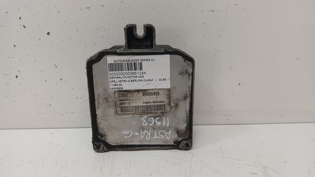 Sterownik silnika 09355929 OPEL