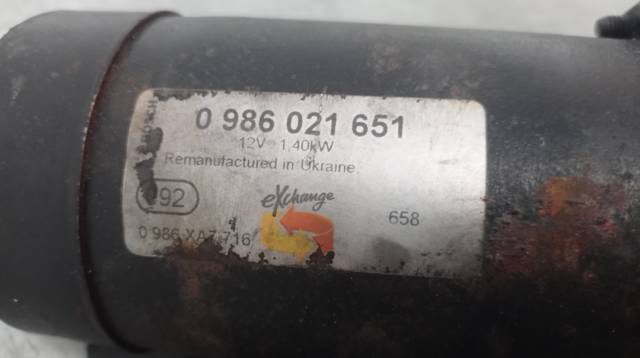 0986021651 Peugeot/Citroen