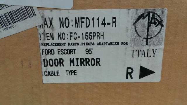 Lusterko wsteczne prawe Ford Escort 7 GAL, ANL