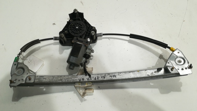 Mechanizm podnoszenia szyby drzwi tylnych prawych 130821778 PEUGEOT