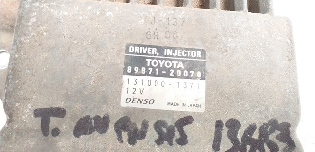 Sterownik wtrysku paliwa 1310001371 TOYOTA
