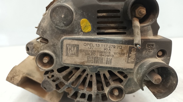 Alternator 13117279 OPEL
