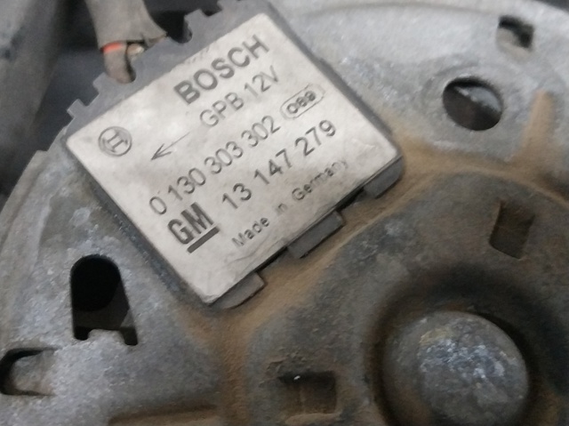 Wentylator elektryczny układu chłodzenia kompletny (silnik+wirnik) 13147279 OPEL