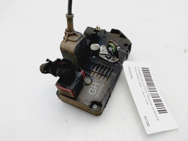 Zamek drzwi tylnych prawych 13154794 OPEL