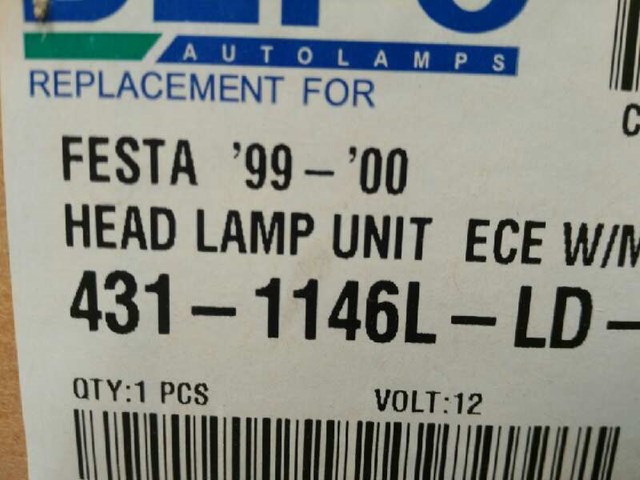 Reflektor lewy 1320349 FORD