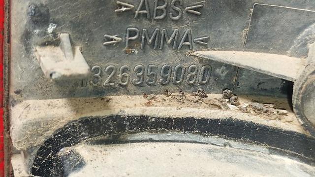 Lampa zespolona tylna lewa 1326359080 FIAT