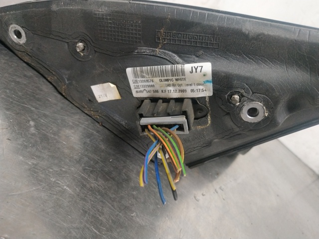 Lusterko wsteczne prawe 13269576 OPEL
