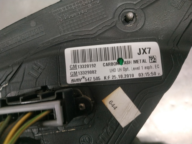 Lusterko wsteczne lewe 13320192 OPEL